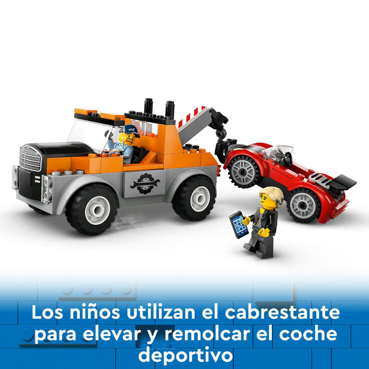 LEGO® City Camión Grúa y Reparación del Deportivo 60435