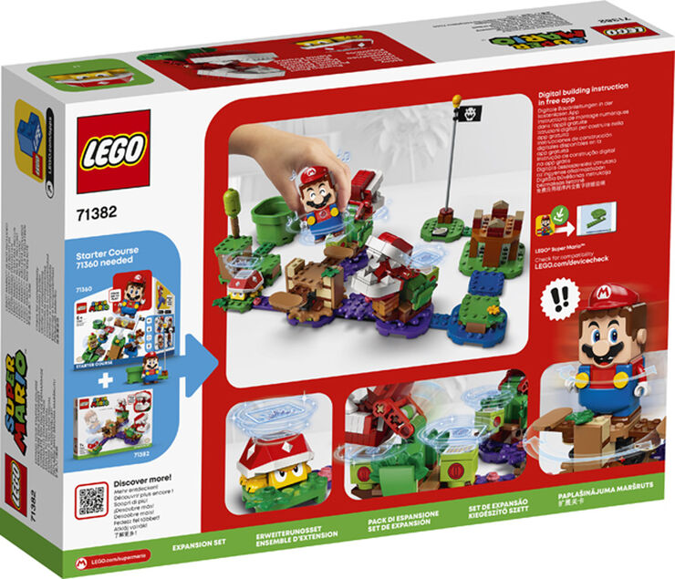 LEGO® Super Mario Set de Expansión: Desafío desconcertante de las Plantas  Piraña V29 71382 - Abacus Online