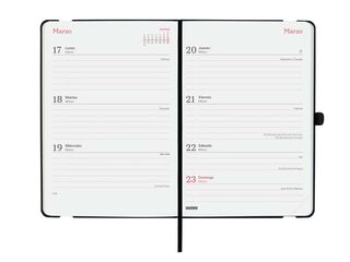 Agenda Finocam 16M Capri F4 sem/vista cas 24-25 negro