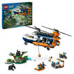 LEGO® City Exploradores de la Jungla: Helicóptero en Campamento Base 60437