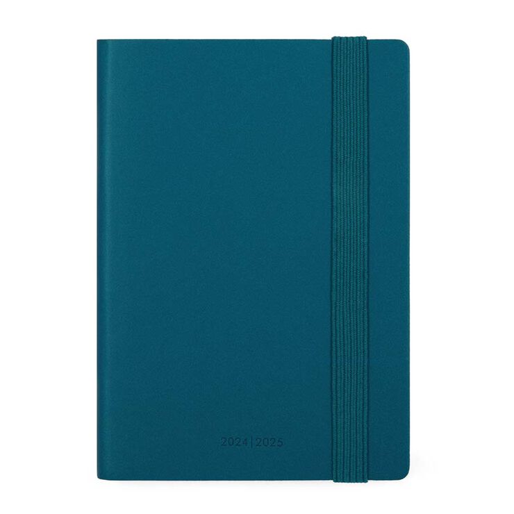 Agenda Legami 18 meses small sem/vista mult 24-25 Teal Blue