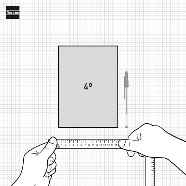 Agenda escolar Finocam Cool 1/4 sem/vista cas 24-25 Floral