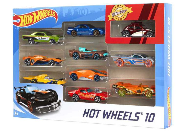 Hot Wheels 10 Vehículos Surtido