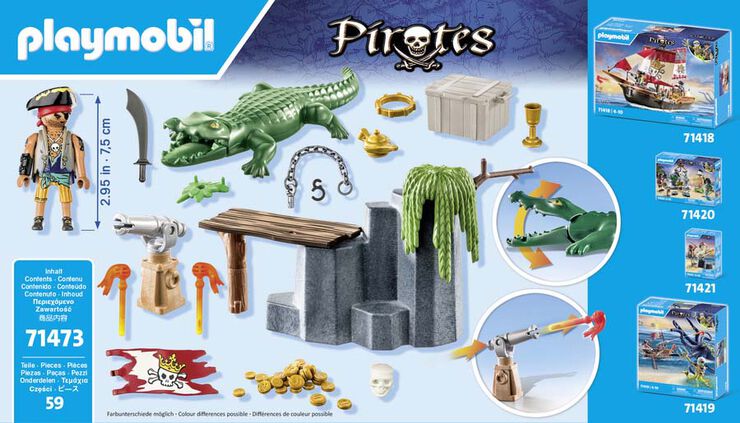 Playmobil Pirates amb Caiman 71473