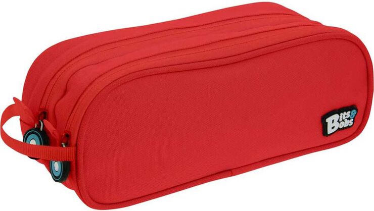 Estuche doble Bits&Bobs rojo