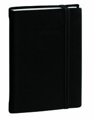 Agenda escolar Silk día/pág mult 24-25 negro