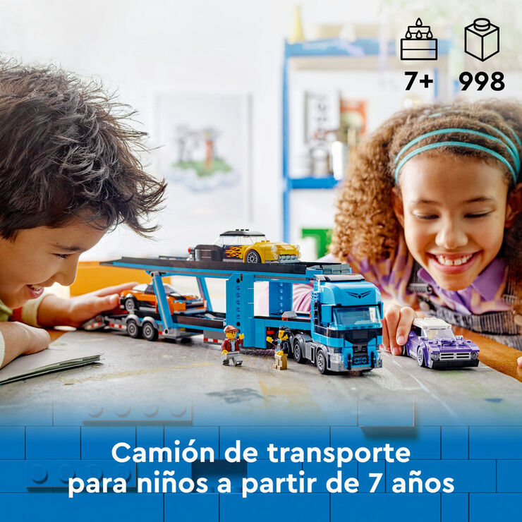 LEGO® City Camió de Transport amb Cotxes Esportius 60408