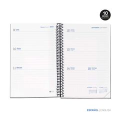 Agenda escolar Miquelrius A6 setm/vista castellà 24-25 WR blau