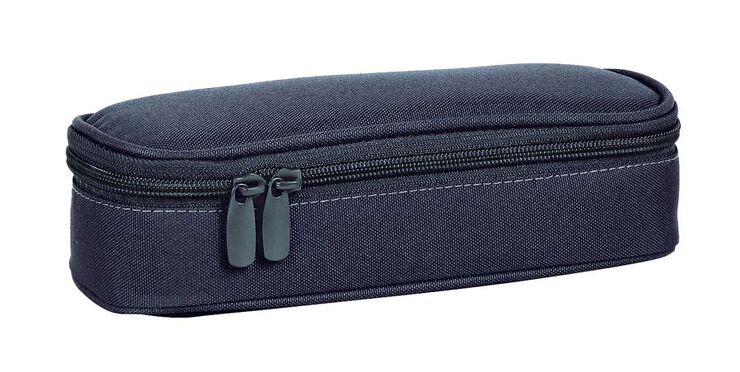 Estuche oval Abacus azul marino