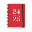 Agenda escolar Dohe Grammar A5 sem/vista cast 24-25 rojo