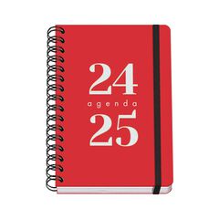 Agenda escolar Dohe Grammar A5 sem/vista cast 24-25 rojo