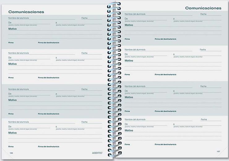 Agenda escolar Meridian sem/vista castellano 24-25 Additio