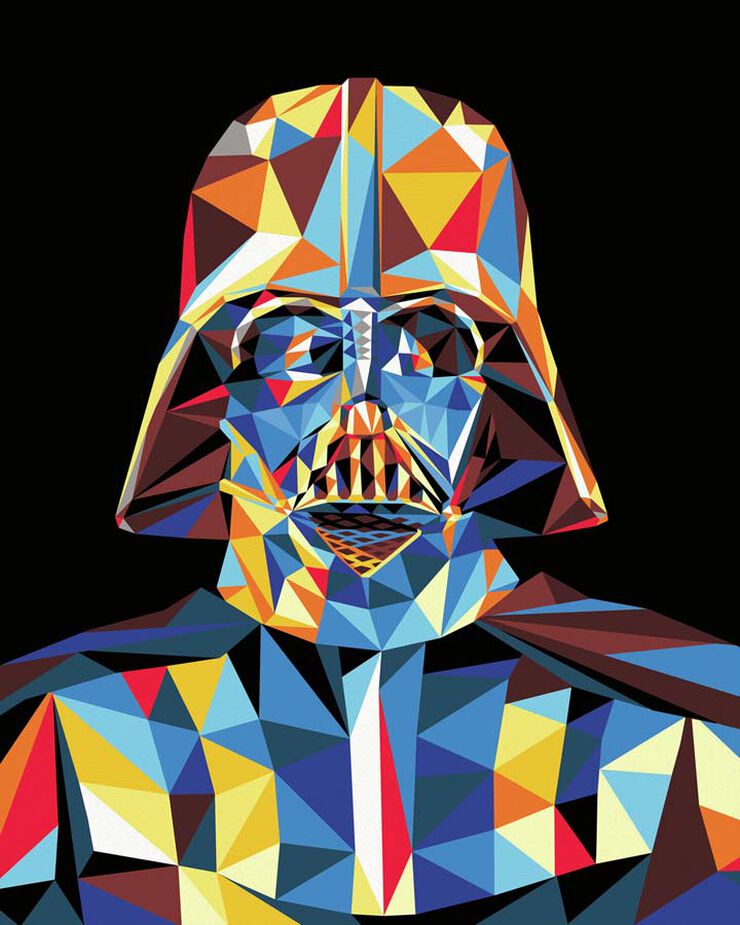 CreArt Serie Trend C : Polygon Starwars Darth Vader