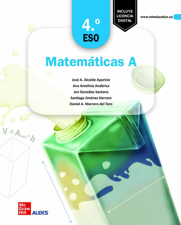 Matemáticas A 4 Eso. Edición Lomloe