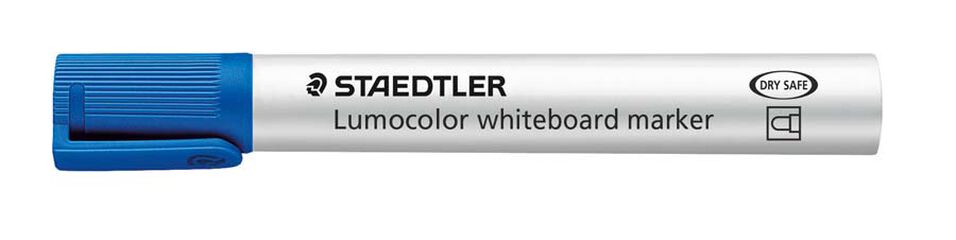 Retoladors pissarra blanca Staedtler Lumocolor 351 blau 10u