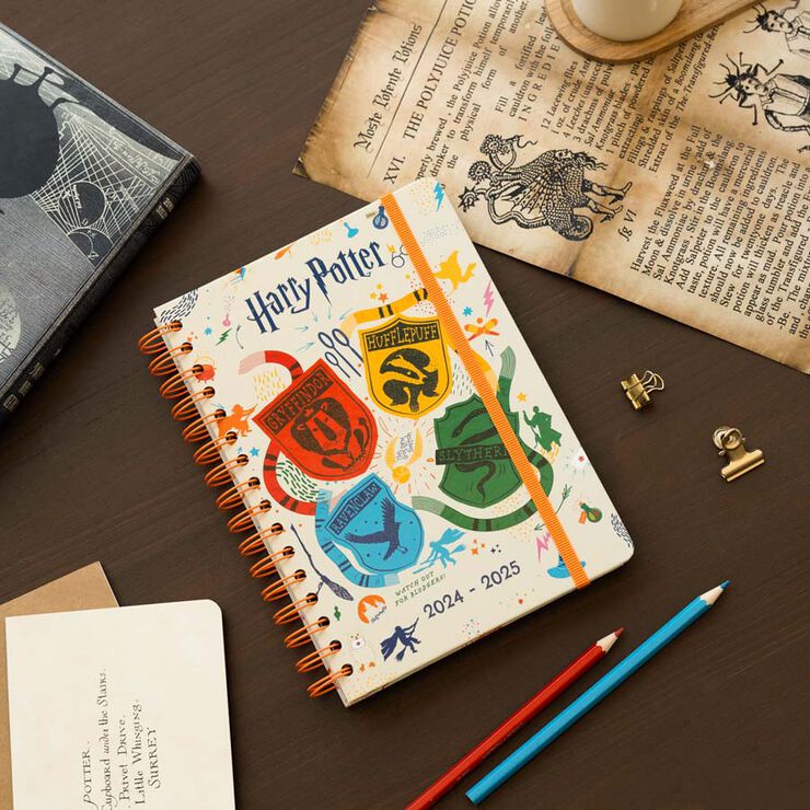 Agenda escolar A5 sem/vista mult 24-25 Harry Potter