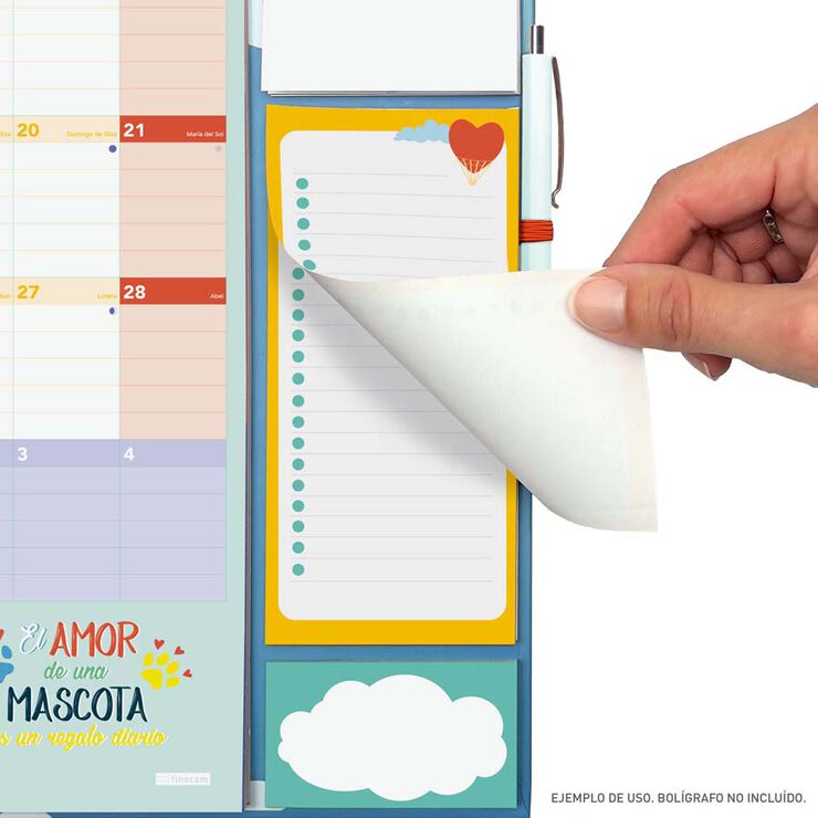 Calendario pared 16 meses Finocam Plus cas 24-25 Familiar