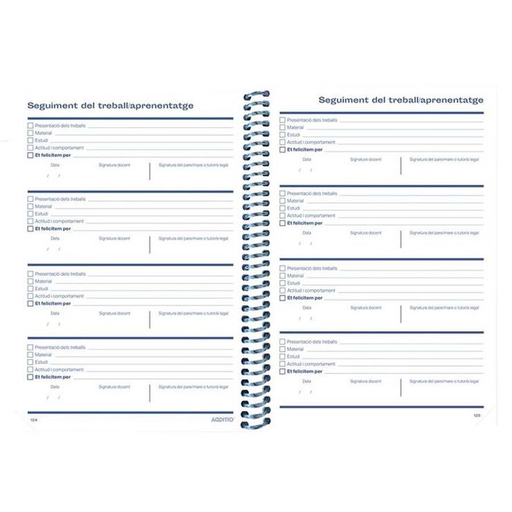 Agenda escolar Meridian sem/vista catalán 24-25 Additio