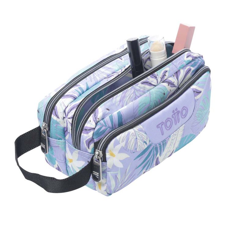 Estuche triple Totto Tropical