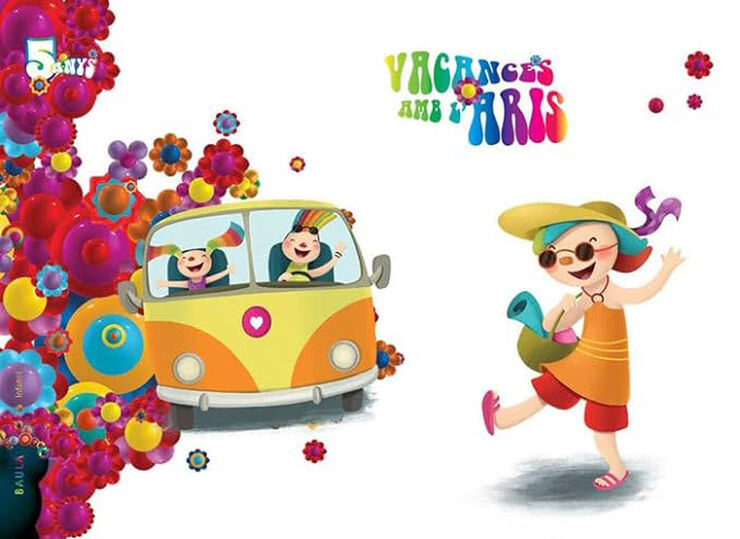 Quadern de Vacances amb Aris 5 anys Baula