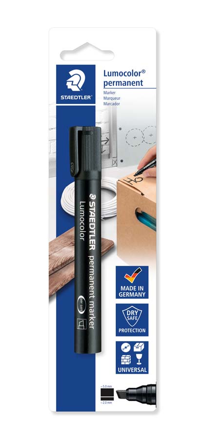 Rotulador permanente Staedtler Lumocolor CD/DVD punta extrafina negro en