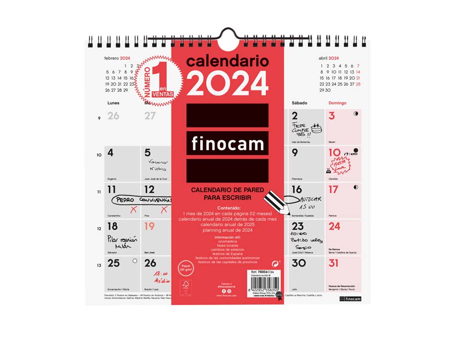 Calendario Magnetico 2024 V/Diseños » Libreria Moderna