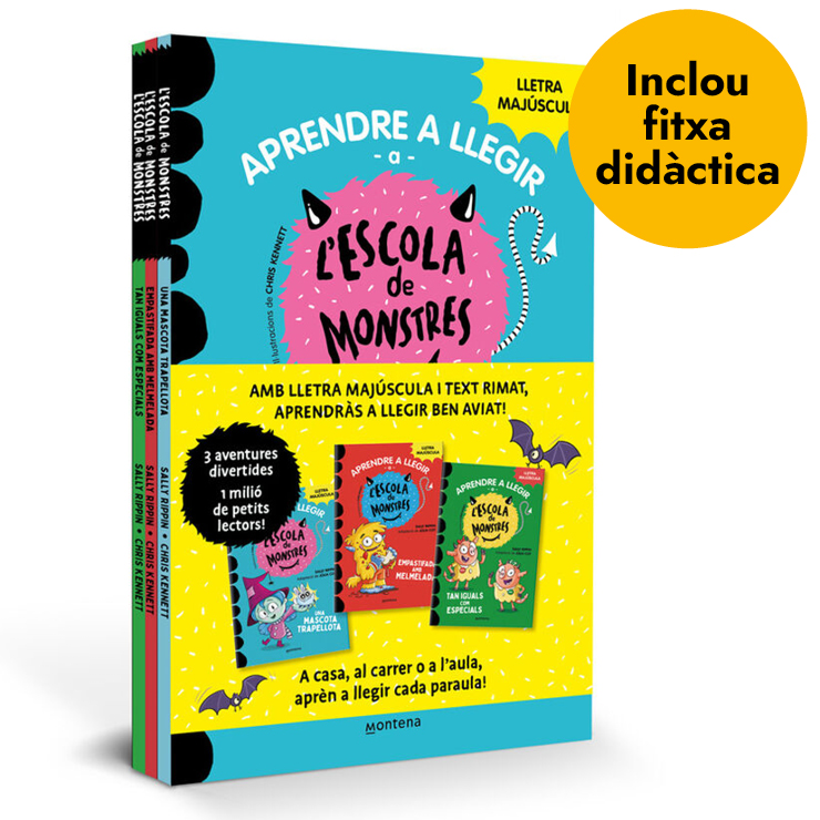 Pack Aprendre a llegir a l'Escola de Monstres (Llibres 1-3)