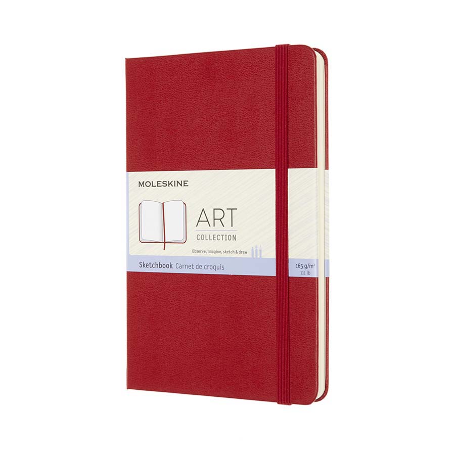 cuaderno con imágenes prediseñadas de escritura