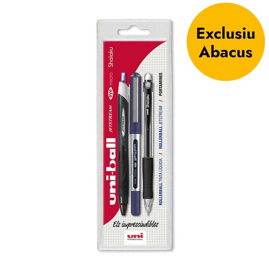 Boligrafo Roller Uni-Ball Eye micro UB-150 azul tinta pigmentada