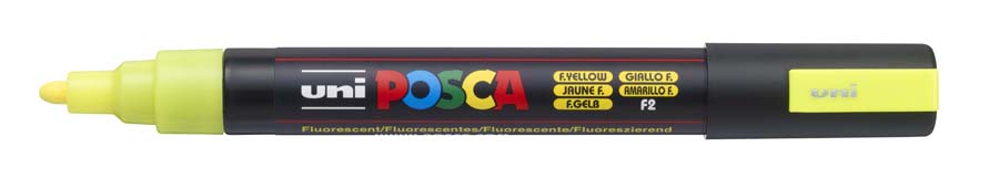 Marcador Posca PC-5M amarillo » Libreria Moderna