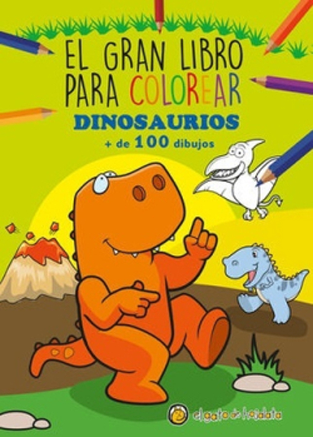 El gran libro para colorear. Dinosaurios