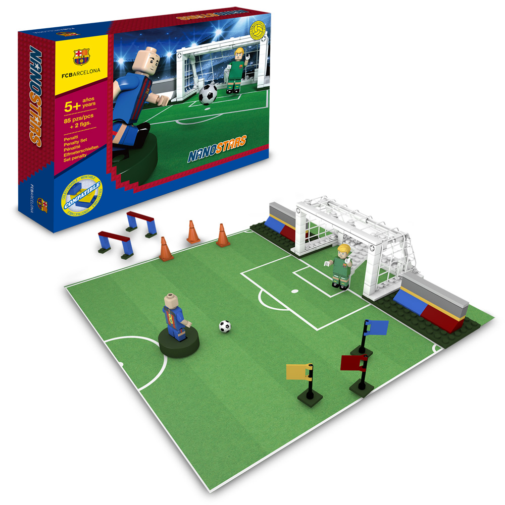 Lego Megableu Nanostar Terrain de foot Barcelone