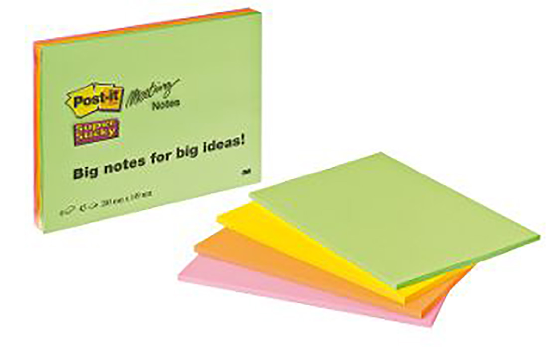 Notas adhesivas Post-It, cubo de 76x76 mm - Abacus Online